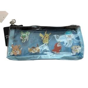 NWT POKEMON CENTER Pikachu Eevee Pencil Case